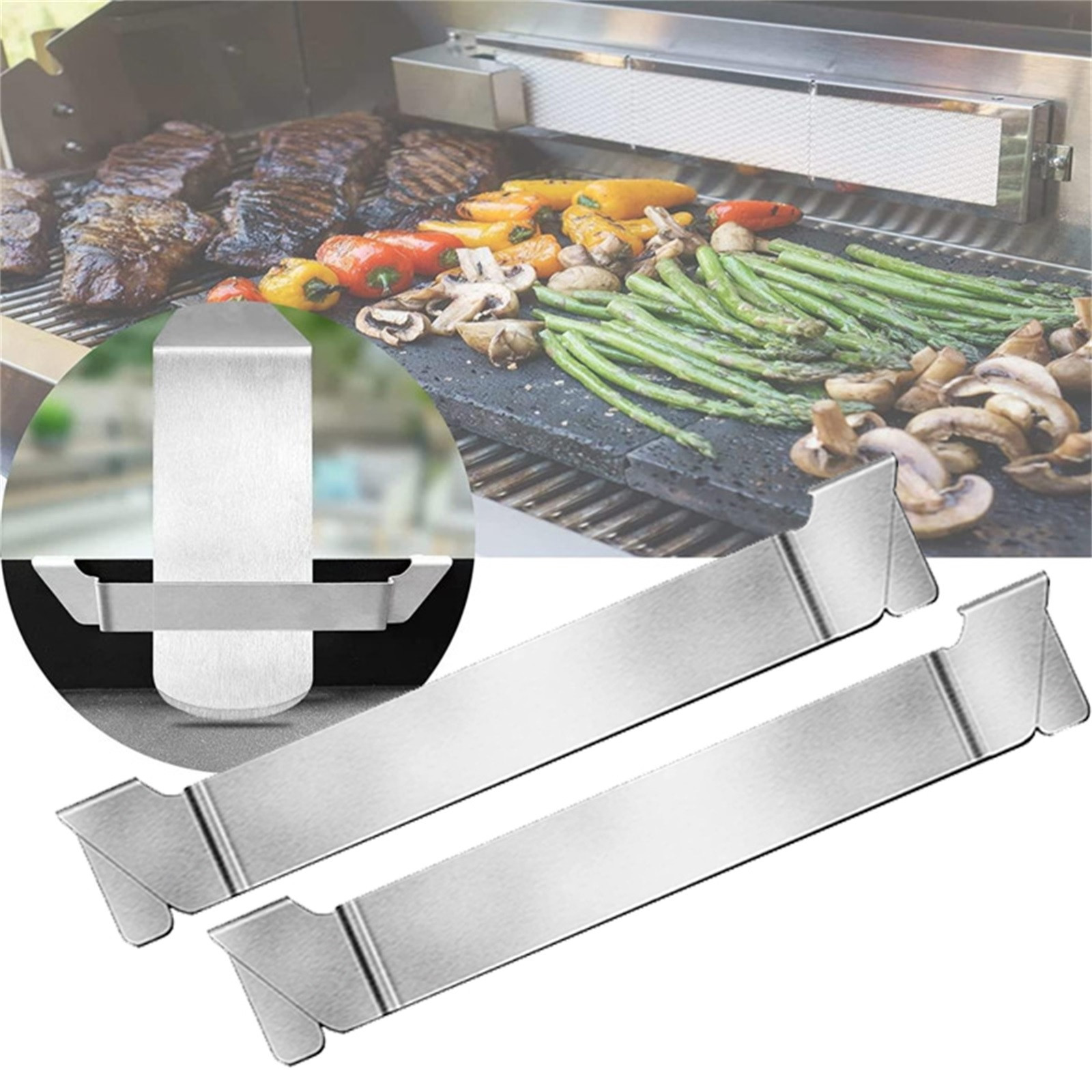 Camping Cooking Flat Top - BBQ Griddle spatola Holder Steel Barbecue