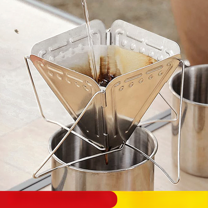 Camping Cooking Container - Portagocce per caffè in acciaio inossidabile