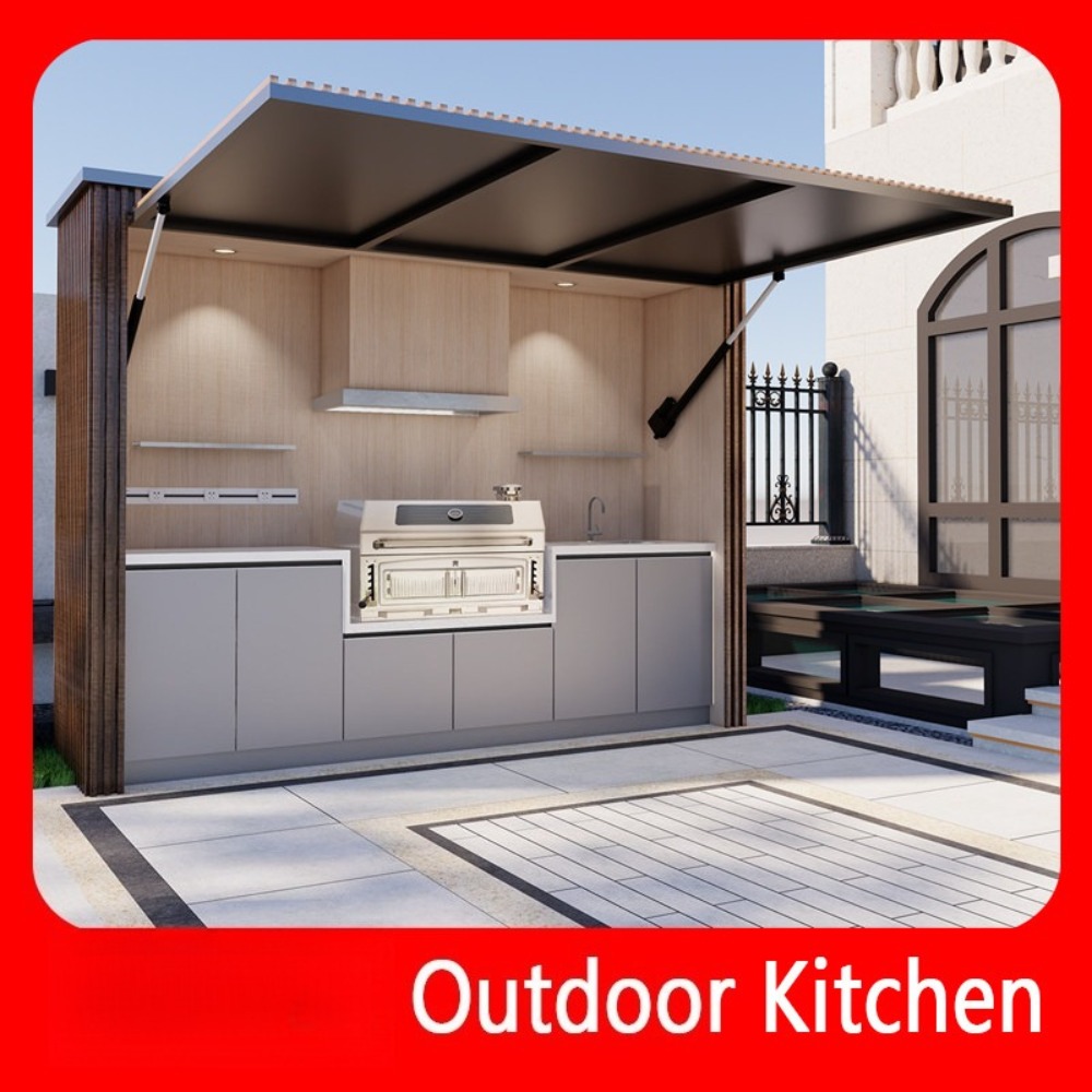 Camping Cooking Dining Set - Isola Cucina Mobile da Esterno Pieghevole