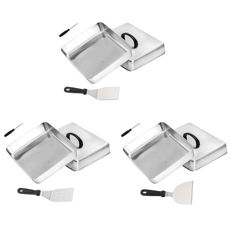 Camping Cooking Flat Top - 547F Coperchio da cucina quadrato per