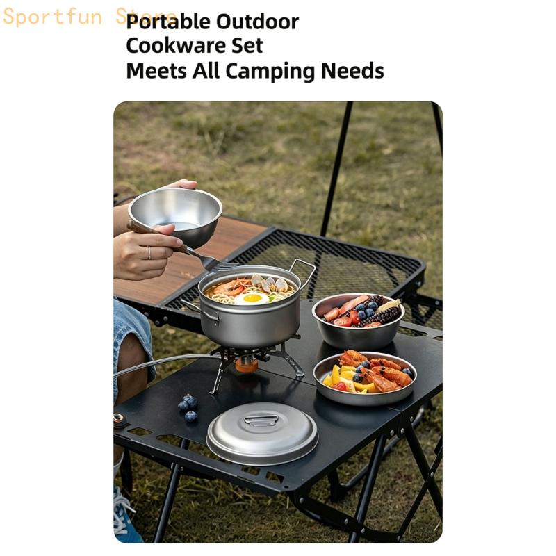 Gruppo pentole per pasti da ca - Camping Cooking Dining Set recensione e prezzo