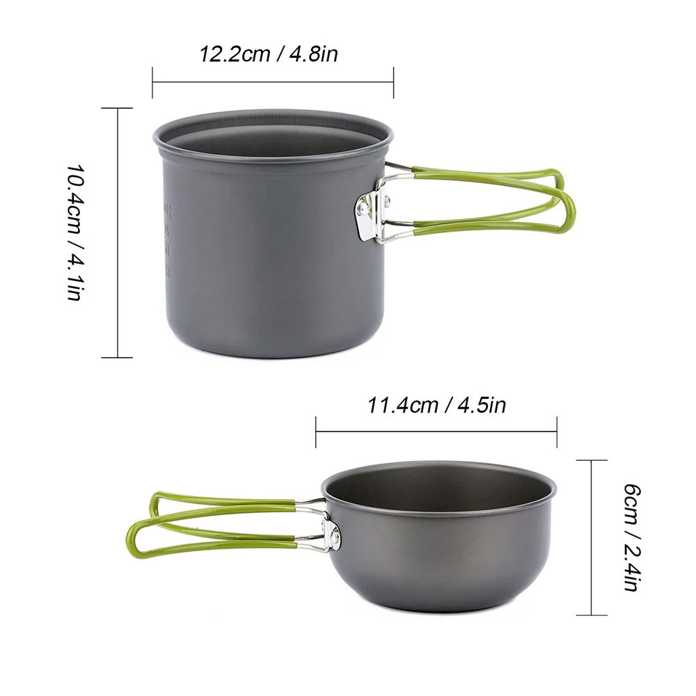 Kit di pentole da campeggio co - Camping Cooking Organizer recensione e prezzo